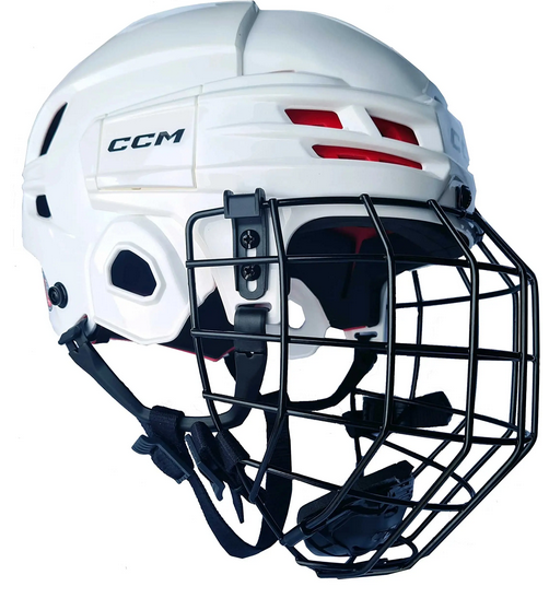 CCM HT70C Helmet and Cage White Med